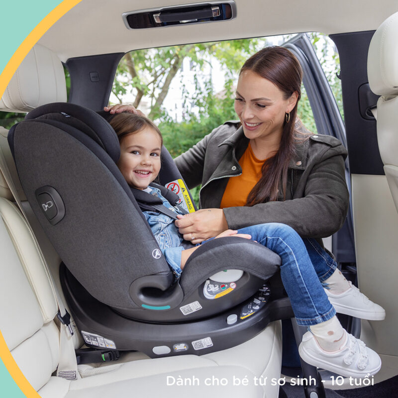 Ghế ngồi ô tô Joie I-Pivot Grow xoay 360