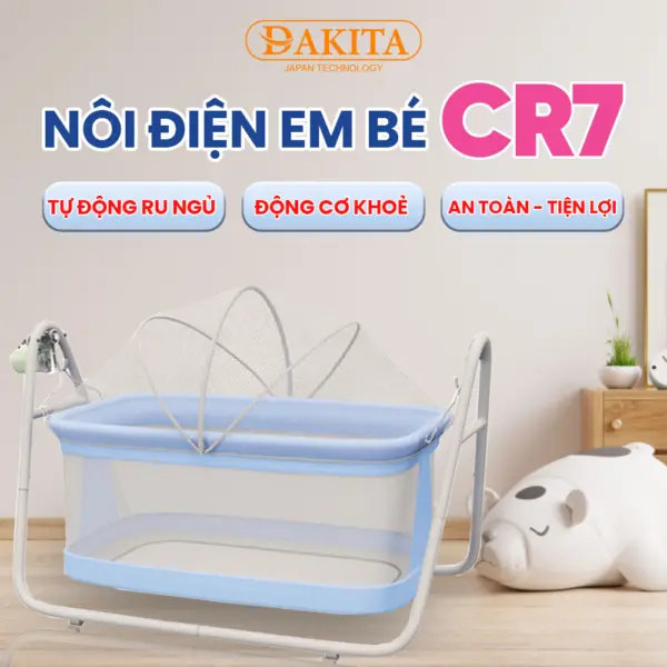 Nôi Võng Điện Ru Em Bé Ngủ Tốt Số 1 Thương Hiệu Sbaby